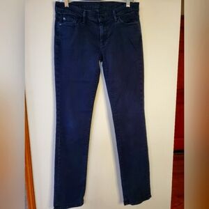 7 For All Mankind Women's Black Straight Leg Jeans Size 29